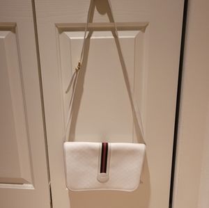 Auth Gucci Ophidia Web Stripe Crossbody Bag